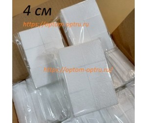 Кубики из пенопласта 4 см.( Кол-во 63 упк по 6 шт.)