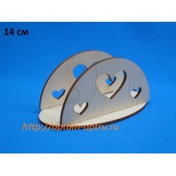 Заготовка из фанеры "Салфетница 14 см"  (5 шт.)